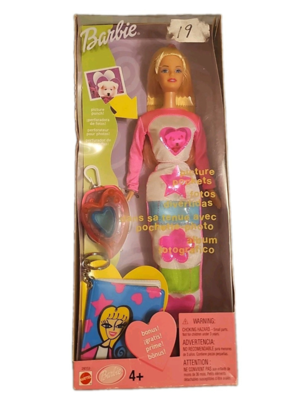Picture Pockets Barbie Doll 2000 Mattel 29333 In Box